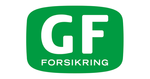 GF Forsikring logo anvendt til markedsføring for Ø6 event i Odense C.